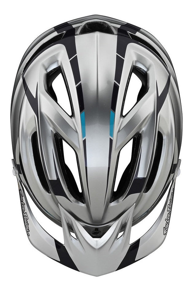 Casco Troy Lee Designs A2 con Mips Sliver Silver / Burgundy